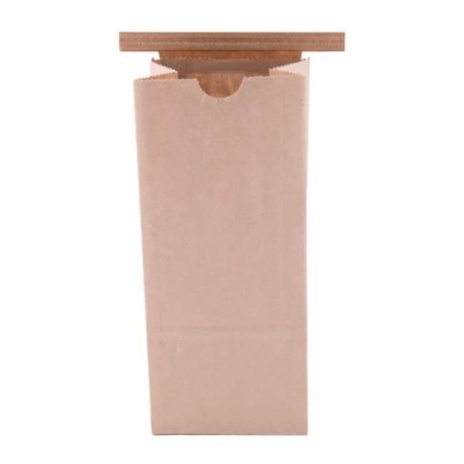 1/2 pound poly lined kraft tin tie food safe paper bag front