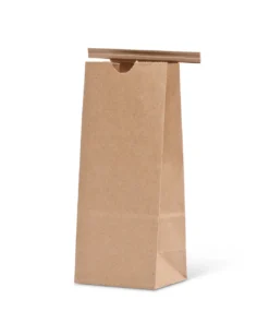 8 oz compostable paper PLA Tin TIE BAG
