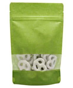 4 oz Rice Paper Stand Up Pouch Lime Green - PBFY