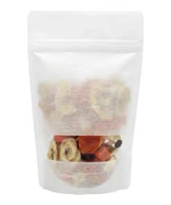4 oz Rice Paper Stand Up Pouch White - PBFY