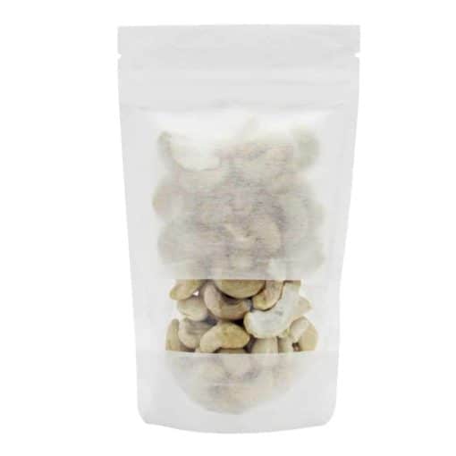 2 oz Rice Paper Stand Up Pouch White - PBFY