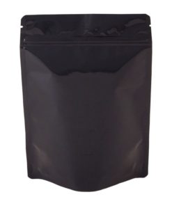 4 oz Metallized Stand Up Pouch Black - PBFY