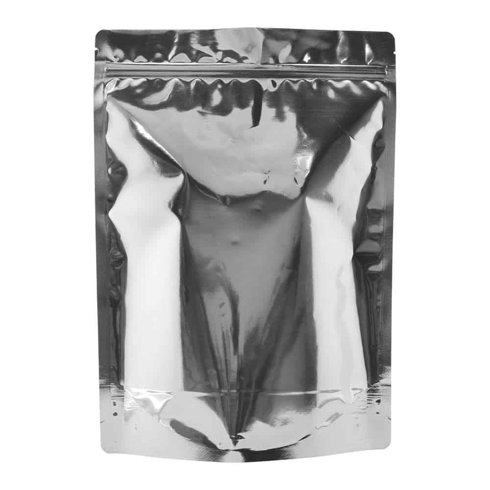 4 lb Metallized Stand Up Pouch Silver - PBFY