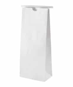 1 lb Paper Bag with Tin Tie White - PBFY