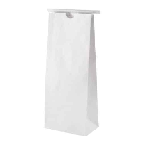 1 lb Paper Bag with Tin Tie White - PBFY