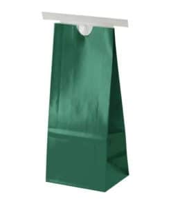 1/2 lb Paper Bag with Tin Tie Green - PBFY