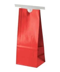 1/2 lb Paper Bag with Tin Tie Red - PBFY