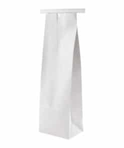 1 lb Paper Bag with Tin Tie (narrow) White - PBFY