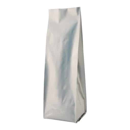 10 lb Quad Seal Side Gusseted Bag Silver - PBFY