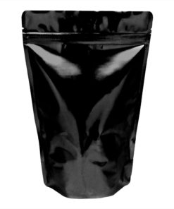 12 oz Stand Up Pouch Clear/Black - PBFY
