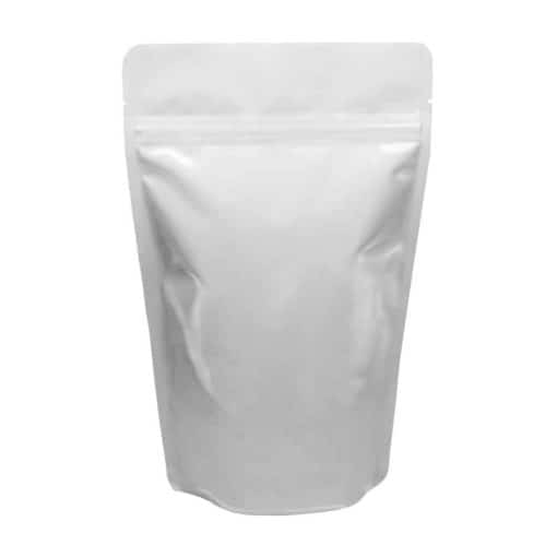 8 oz Stand Up Pouch White - PBFY