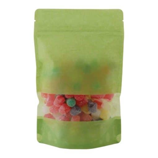 8 oz Rice Paper Stand Up Pouch Lime Green - PBFY