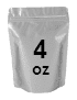 metallized stand up pouch - 4 oz