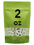 2 oz rice paper stand up pouch