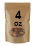 window paper stand up pouch - 4 oz