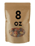 window paper stand up pouch - 8 oz