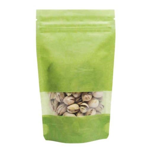 2 oz Rice Paper Stand Up Pouch Lime Green - PBFY