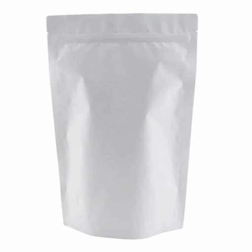 2 lb Stand Up Pouch Matte White - PBFY