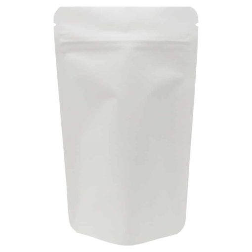 2 oz Stand Up Pouch White Kraft - PBFY