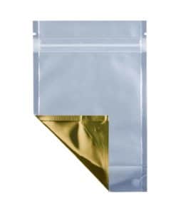 3.4 Clear Gold Mylar Bag Front