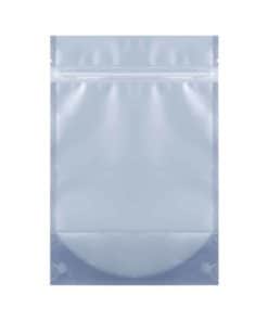 3.4 Mylar Clear White Bag Back