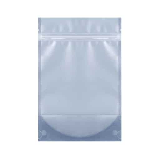 3.4 Mylar Clear White Bag Back