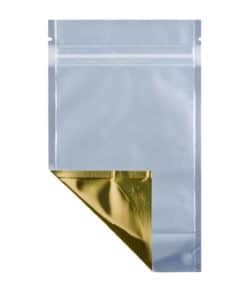 Mylar Clear Gold Bag Fold