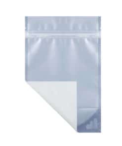 Mylar Bag Clear White front