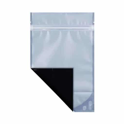 3.7 Mylar Bag Clear Black Front