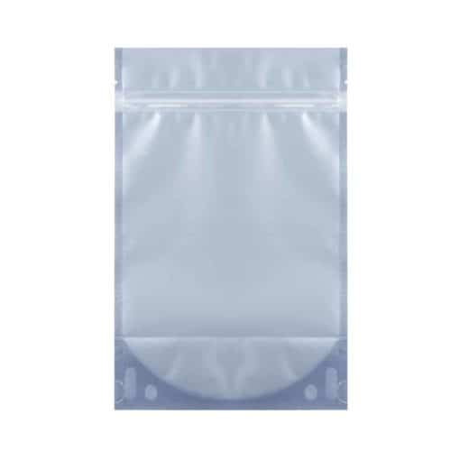 3.7 Clear White Mylar Bag Back
