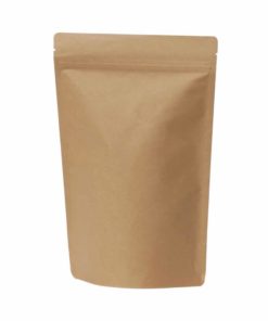 4 lb Stand Up Pouch, 11" x 15-3/8" + 4-1/2" - Kraft