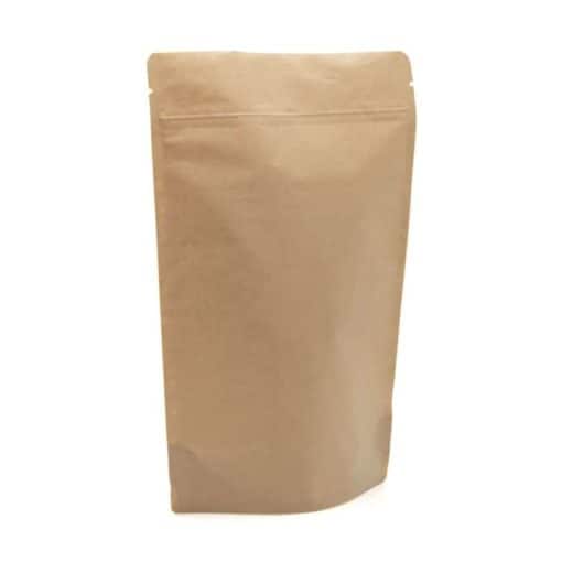 compostable coffee packaging kraft stand up pouch 16oz