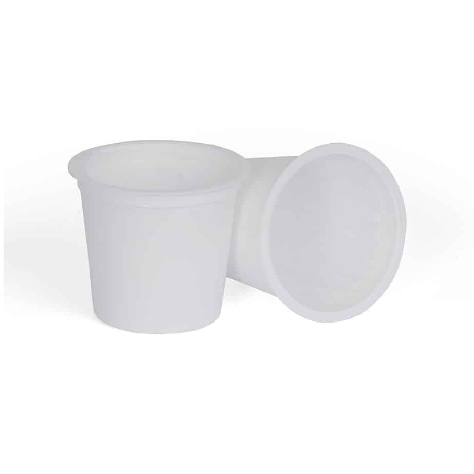 I00000 200 Pack Gold Plastic Cups, 10 oz Clear Plastic Cups Gold